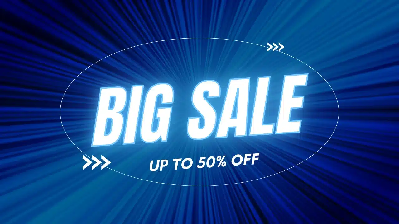 Blue and White Modern Big Sale Banner (1)